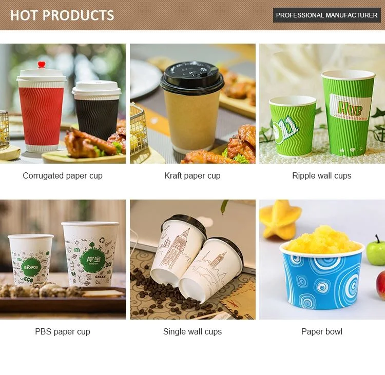 Manufacturers Supplier Coffee Disposable Tea Kraft Paper Cup