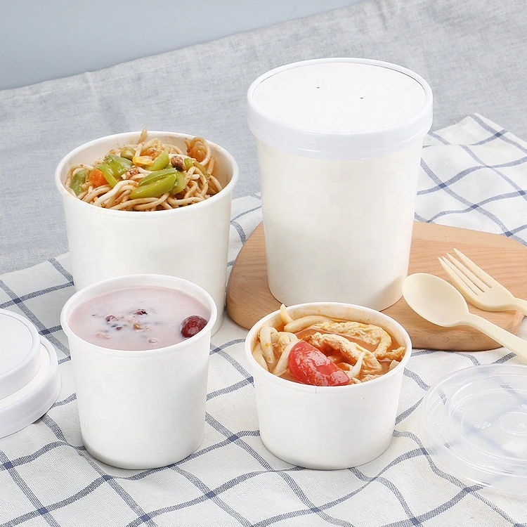 Hot Sale Food Grade Takeaway Disposable Paper Soup Cups