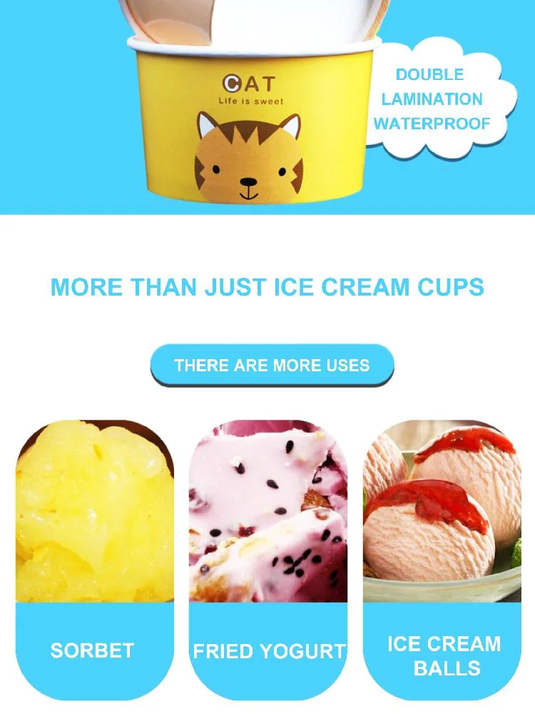 Made in China Disposable Eco-Friendly Soup Bowl Paper Wholesale Paper Bowl Design Ice Cream Cup