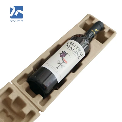 Формованная целлюлоза, транспортировочная бумага для вина, бутылка вина, биоразлагаемый контейнер из бамбуковой целлюлозы